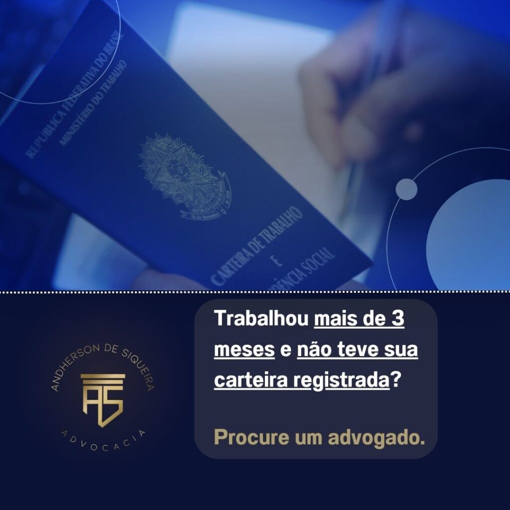 🚨 Trabalha sem carteira assinada? Conheça seus direitos! 🚨 Se você trabalha sem registro, pode estar perdendo benefícios importantes como: ✔️ FGTS ✔️ Férias remuneradas ✔️ 13º salário ✔️ E muito mais! Não deixe seus direitos para trás! ✊⚖️ Acesse: https://advsiqueira.com/ #DireitosTrabalhistas #VinculoEmpregaticio #TrabalhoSemCarteira #AdvocaciaTrabalhista #FGTS #Férias #13Salário#RegistroEmCarteira#AdvSiqueira.com